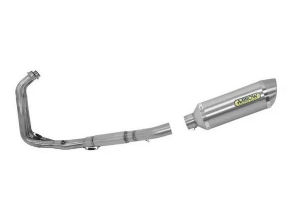 ARROW 71655MI+71817AO Yamaha Tracer 700 (2020+) Aluminum Full Exhaust System 