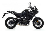 ARROW 71605KZ+71817AK Yamaha MT07 (2014+) Aluminum Full Exhaust System "Competition Evo Pista"