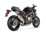 AKRAPOVIC S-Y9R16-HDT/2 Yamaha XSR 900 / GP (2025+) Exhaust System "Racing Line" (titanium) – Accessories in the 2WheelsHero Motorcycle Aftermarket Accessories and Parts Online Shop