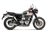 AKRAPOVIC S-T12SO4-HCQT Triumph Bonneville T120 (2020+) Slip-On Exhaust (titanium) – Accessories in the 2WheelsHero Motorcycle Aftermarket Accessories and Parts Online Shop