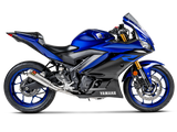 AKRAPOVIC S-Y2R1-CUBSS Yamaha MT-03 / YZF-R3 (2019+) Exhaust System "Racing Line" (SS) – Accessories in the 2WheelsHero Motorcycle Aftermarket Accessories and Parts Online Shop