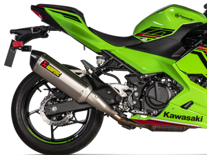 AKRAPOVIC S-K4SO7-HRT Kawasaki Ninja 400 (2024+) Slip-on Exhaust (titanium)