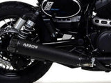 ARROW 74001MI+74503RB Yamaha SCR950 (2017+) Black Inox Slip-on Exhaust "Rebel" – Accessories in the 2WheelsHero Motorcycle Aftermarket Accessories and Parts Online Shop