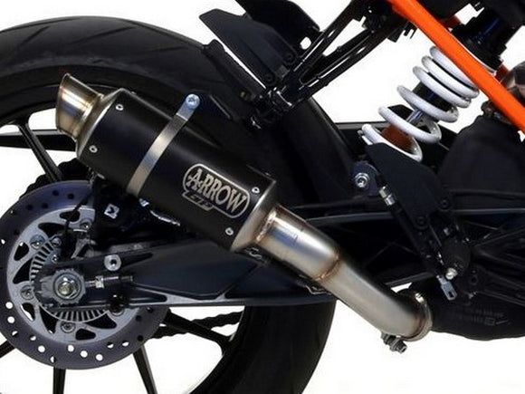 ARROW 71536GPI KTM 390 Duke (17/20) Dark Steel Slip-on Exhaust 