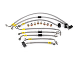 HEL PERFORMANCE HBF9032 Yamaha YZF-R125 ABS (19/21) Flexible Braided Brake Lines Kit (ABS replacement)