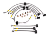 HEL PERFORMANCE HBF9559 Yamaha TDM900A ABS (05/10) Flexible Braided Brake Lines Kit (ABS replacement)