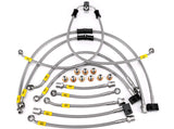 HEL PERFORMANCE HBF9662 Yamaha FJR1300 AS ABS (06/07) Flexible Braided Brake Lines Kit (ABS replacement)