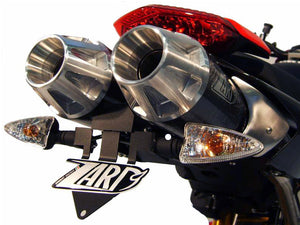 ZARD Ducati Hypermotard 798 / 1100 / 1100 Evo (07/12) Stainless Steel Slip-on Exhaust "Top Gun" (racing)