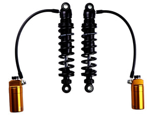 OHLINS HD778 Harley-Davidson Twin Shock Absorber STX 36 Blackline (310.5 mm; golden reservoir) – Accessories in the 2WheelsHero Motorcycle Aftermarket Accessories and Parts Online Shop