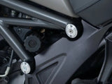 FI0066 - R&G RACING Ducati Diavel / Diavel Strada Kit Frame Plugs (left and right)