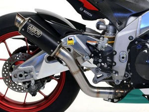 ARROW 71542GPI Aprilia RSV4 (17/18) Slip-on Exhaust "GP2" (dark) – Accessories in the 2WheelsHero Motorcycle Aftermarket Accessories and Parts Online Shop