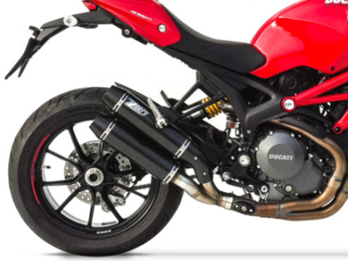 ZARD Ducati Monster 1100 Evo (12/13) Stainless Steel Slip-on Exhaust (racing)