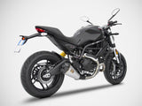 ZARD Ducati Monster 797 (17/20) Stainless Steel Slip-on Exhaust