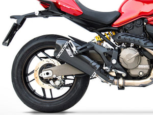 ZARD Ducati Monster 821 (14/17) Stainless Steel Slip-on Exhaust (racinig)
