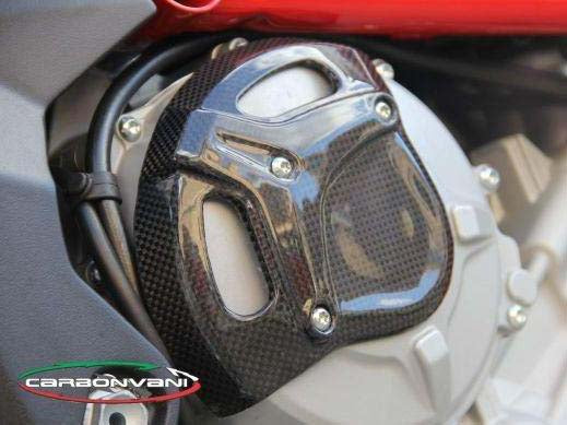 CARBONVANI MV Agusta Stradale 800 (14/15) Carbon Clutch Cover Protector – Accessories in the 2WheelsHero Motorcycle Aftermarket Accessories and Parts Online Shop