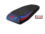 TAPPEZZERIA ITALIA BMW M1000RR (2021+) Velvet Seat Cover "Dresda" (passenger) – Accessories in the 2WheelsHero Motorcycle Aftermarket Accessories and Parts Online Shop