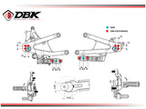 DBK DUCABIKE PRV402 Ducati Panigale V4 / V4S (2025+) Adjustable Rearset (SBK edition) – Accessories in the 2WheelsHero Motorcycle Aftermarket Accessories and Parts Online Shop