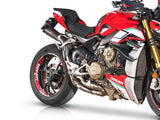 QD EXHAUST Ducati Streetfighter V4 (2021) Semi-full Exhaust System "Gunshot Dark Matter" – Accessories in the 2WheelsHero Motorcycle Aftermarket Accessories and Parts Online Shop