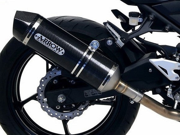 ARROW 71874MK Kawasaki Z400 (2019+) Carbon Slip-on Exhaust 