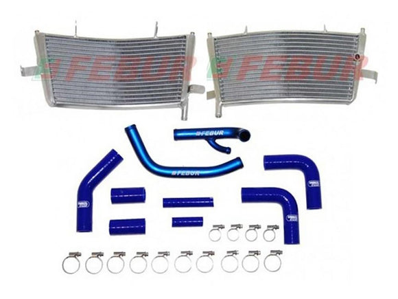 FEBUR FE1576S Aprilia RSV4 (2015+) Additional Racing Water Radiator (with silicon hoses) – Accessories in the 2WheelsHero Motorcycle Aftermarket Accessories and Parts Online Shop