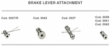0037/R - BONAMICI RACING Brake Lever Remote Adjuster Set "Brembo 16x18 / 19x18 / 19x20"