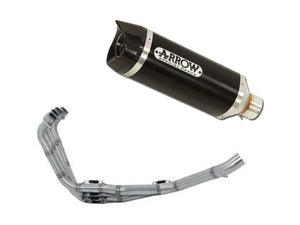 ARROW 71704KZ+71892AON Honda CBR650R (2019+) Aluminum Full Exhaust System "Competition Evo Thunder"