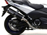 ARROW 73013MI+73514AKN Yamaha TMAX 560 (2020+) Aluminum Full Exhaust System "Competition Evo Pista" (racing)