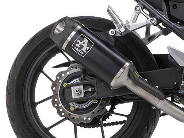 ARROW Honda CB750 Hornet (2023+) Dark Aluminum Slip-on Exhaust