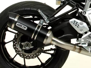 ARROW 71655MI+71817MK Yamaha Tracer 700 (2016+) Carbon Full Exhaust System "Competition Evo Thunder" (racing) – Accessories in the 2WheelsHero Motorcycle Aftermarket Accessories and Parts Online Shop