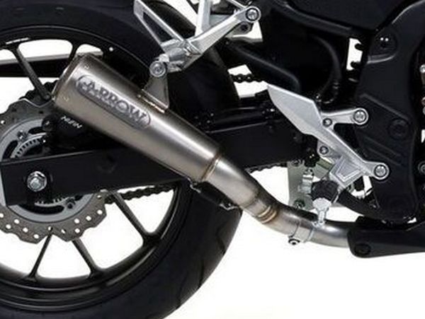 サイレンサー 排気+リンクパイプarrow R. Tech Akn Alu BホンダCB 500