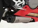 ARROW 71160PK Ducati Streetfighter V2 (2022+) Titanium Slip-on Exhaust "Works" (racing)