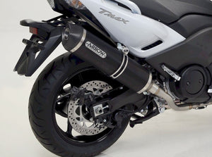 ARROW 71457MI+73507AKN Yamaha TMAX 530 (2012+) Aluminum Full Exhaust System "Competition Evo Pista" (racing)