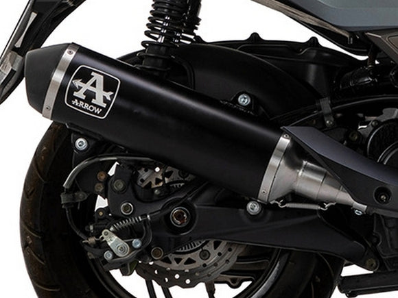 ARROW 73522ANN Kymco Xciting 400I S (2021+) Dark Aluminum Slip-on Exhaust 