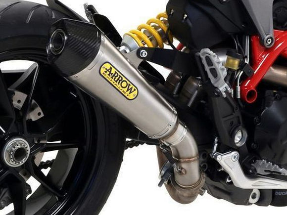 ARROW 71490KZ+71806XKI Ducati Hypermotard 821 (13/15) Slip-on Exhaust 