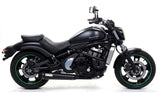 ARROW 74512RBN Kawasaki Vulcan S650 (2021+) Steel Full Exhaust System "Competition Evo Pista" (racing)