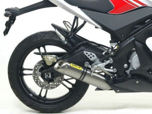 ARROW 51003MI+51503AO Yamaha R125 (2008+) Aluminum Full Exhaust System "Competition Evo Thunder" (racing)