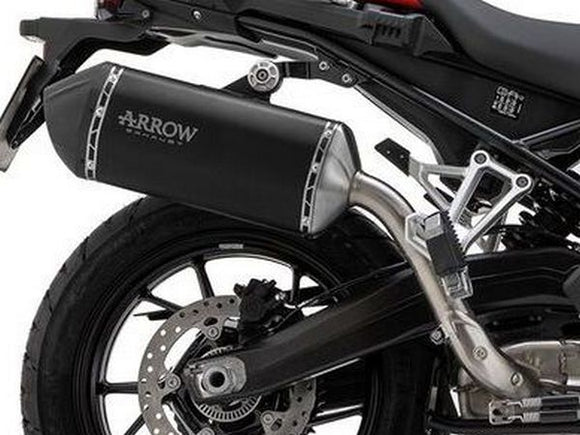 ARROW 72510SKN BMW F750GS (2021+) Black Titanium Slip-on Exhaust 