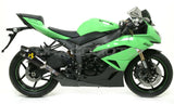 ARROW 71208MKZ Kawasaki ZX6R 636 (2019+) Carbon Full Exhaust System "Competition Evo Pista" (racing)