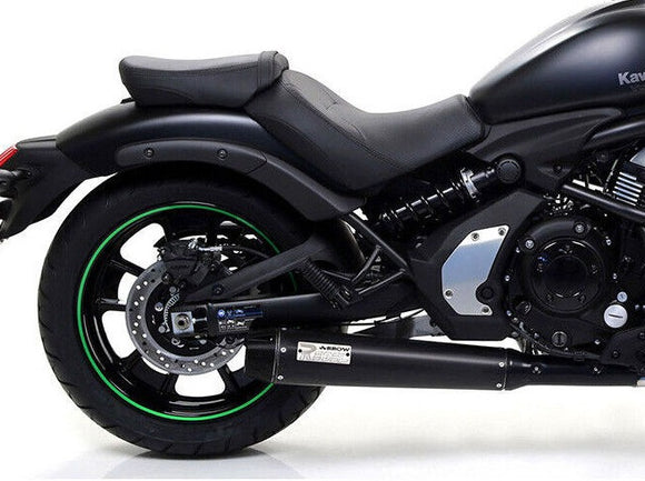 ARROW 74501RB Kawasaki Vulcan S650 (2014+) Steel Full Exhaust System 