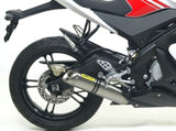 ARROW 51011MI+51503AO Yamaha R125 (2014+) Aluminum Full Exhaust System "Competition Evo Pista" (racing)