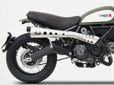 ZARD Ducati Scrambler 800 (15/22) Stainless Steel Slip-on Exhaust "Special Edition" (high mount)