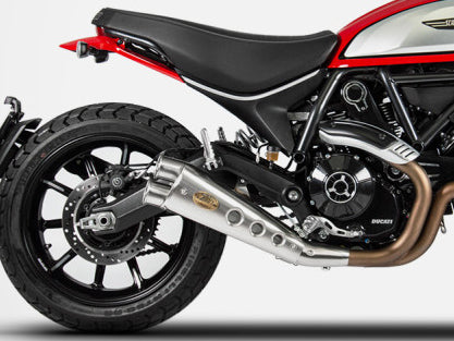 ZARD Ducati Scrambler 800 Full Throttle / Icon / Nightshift  (2023+) Stainless Steel Slip-on Exhaust 