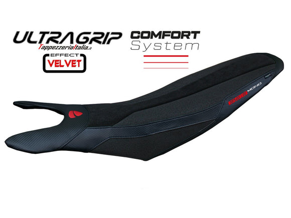 TAPPEZZERIA ITALIA Ducati Hypermotard 698 Mono (2024+) Velvet Ultragrip Comfort Seat Cover 