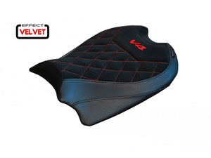 TAPPEZZERIA ITALIA Ducati Panigale V4 (2018+) Velvet Seat Cover "Harbin" – Accessories in the 2WheelsHero Motorcycle Aftermarket Accessories and Parts Online Shop