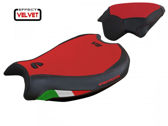 TAPPEZZERIA ITALIA Ducati Streetfighter V2 (2022+) Velvet Seat Cover 