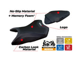 TAPPEZZERIA ITALIA Kawasaki Ninja 500 (2024+) Comfort Seat Cover "Arlon" – Accessories in the 2WheelsHero Motorcycle Aftermarket Accessories and Parts Online Shop