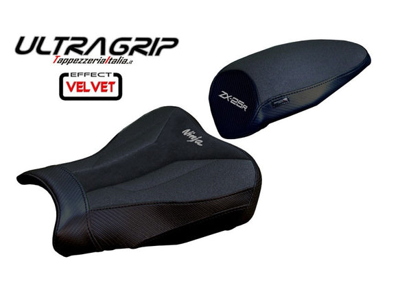 TAPPEZZERIA ITALIA Kawasaki Ninja ZX-25R (2020+) Ultragrip Velvet Seat Cover 