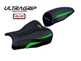 TAPPEZZERIA ITALIA Kawasaki Ninja ZX-4R (2023+) Ultragrip Velvet Seat Cover "Anet" – Accessories in the 2WheelsHero Motorcycle Aftermarket Accessories and Parts Online Shop