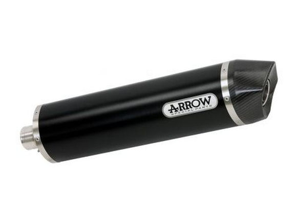 ARROW 71455KZ+71790AKN BMW K1300R (2009+) Dark Aluminum Slip-on Exhaust 