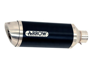 ARROW 71742AON Suzuki SVF650 Gladius (2009+) Dark Aluminum Slip-on Exhaust "Thunder" – Accessories in the 2WheelsHero Motorcycle Aftermarket Accessories and Parts Online Shop